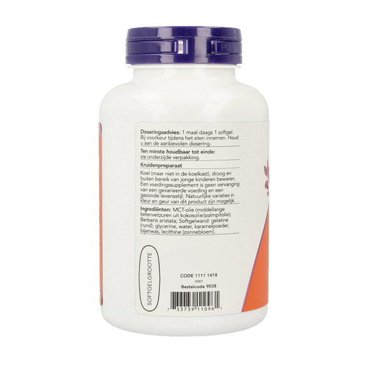 NOW Berberine 400mg 90 Softgels