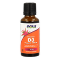 NOW Vitamine D3 druppels 1000IE 30 Milliliter