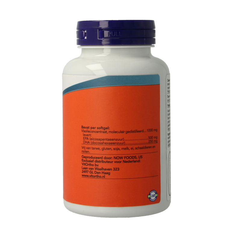 NOW Omega 3 extra 500mg EPA 250mg DHA 90 Softgels
