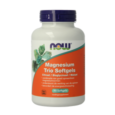 NOW Magnesium trio softgels 90 Softgels