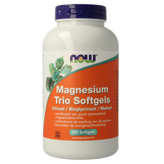 NOW Magnesium trio softgels 180 Softgels