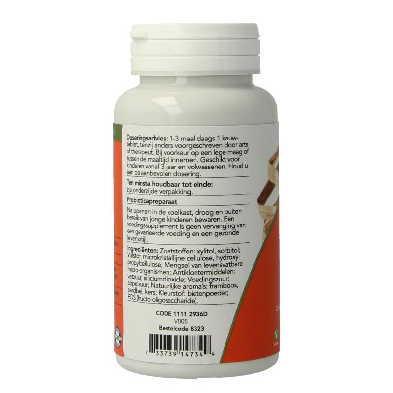 NOW Berry Dophilus™ Kids biotica kind 60 Kauwtabletten