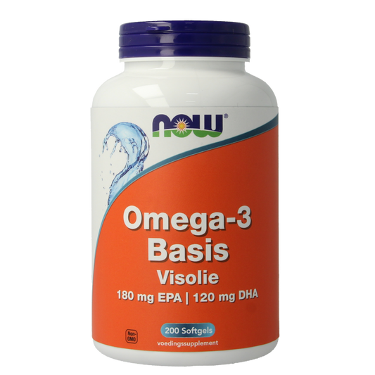 NOW Omega-3 basis 180 mg EPA 120 mg DHA 200 Softgels