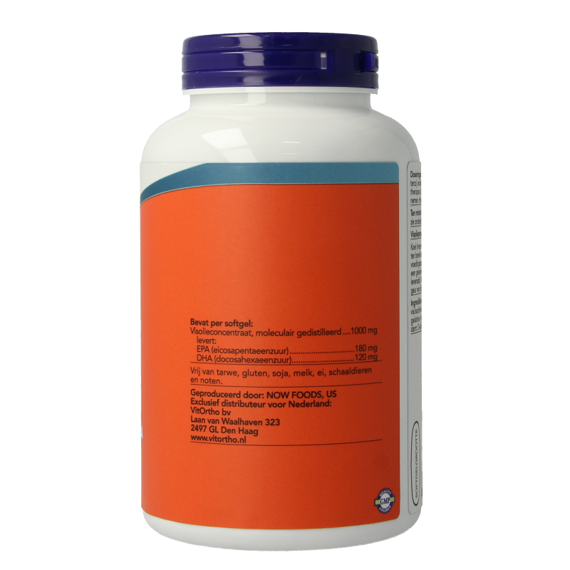 NOW Omega-3 basis 180 mg EPA 120 mg DHA 200 Softgels
