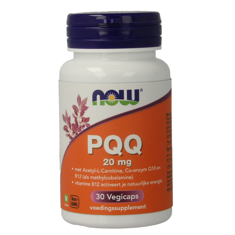 NOW PQQ Energy 20 mg 30 Vegetarische capsules
