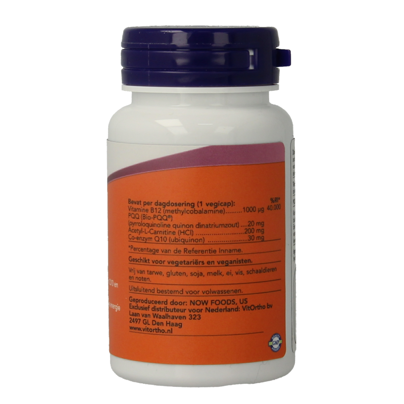 NOW PQQ Energy 20 mg 30 Vegetarische capsules