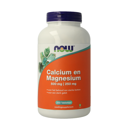 NOW Calcium 500mg magnesium 250mg 250 Tabletten
