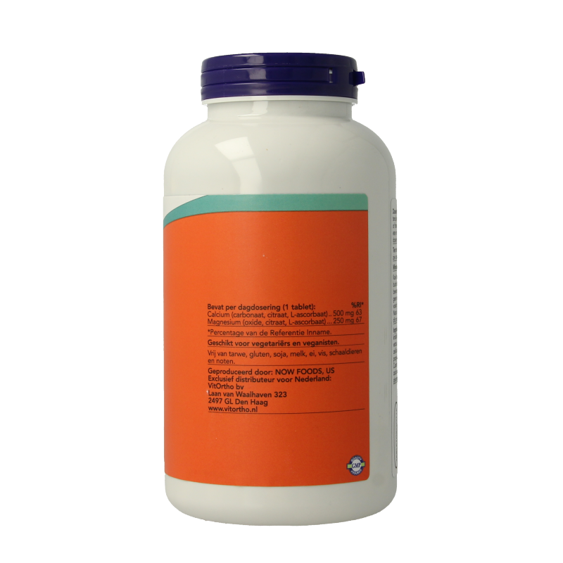 NOW Calcium 500mg magnesium 250mg 250 Tabletten