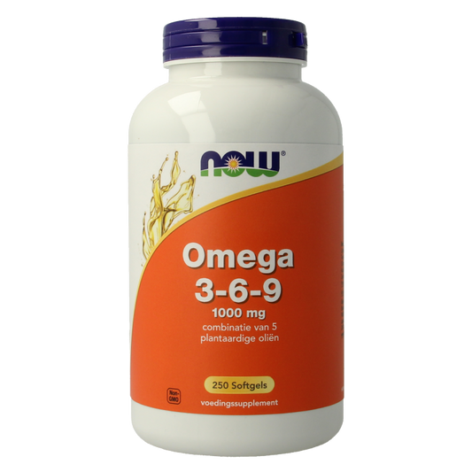 NOW Omega 3-6-9 1000mg 250 Softgels