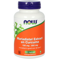 NOW Mariadistel extract 150mg en curcuma 350mg 120.00 Vegetarische capsules