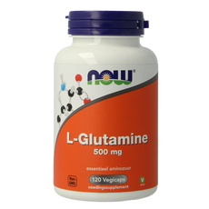 NOW L-Glutamine 500mg 120.00 Vegetarische capsules