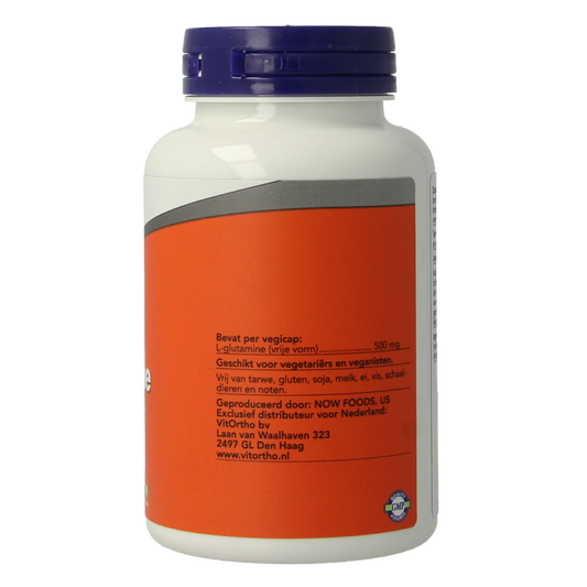 NOW L-Glutamine 500mg 120.00 Vegetarische capsules