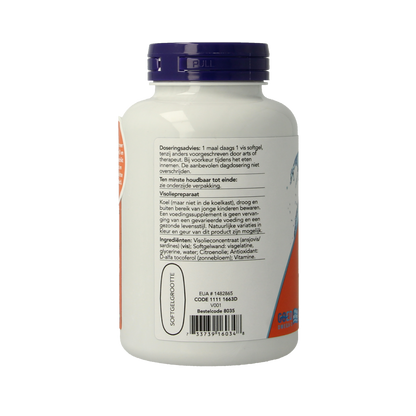 NOW Omega 3 max visolie D3 EPA DHA 90.00 Softgels