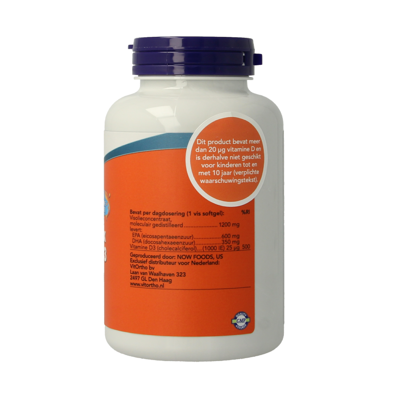 NOW Omega 3 max visolie D3 EPA DHA 90 Softgels