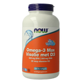 NOW Omega 3 max visolie D3 EPA DHA 180 Softgels