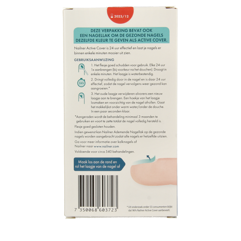 Nailner Active cover red 1 Set