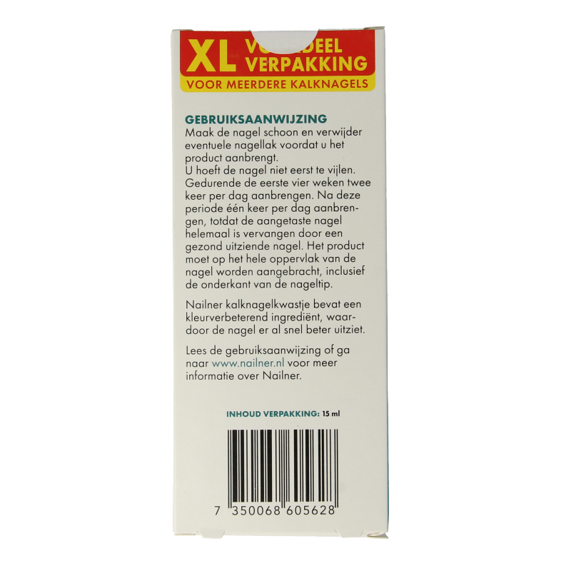 Nailner Kalknagelkwast 2-in-1 XL 15 Milliliter
