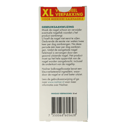 Nailner Kalknagelkwast 2-in-1 XL 15 Milliliter