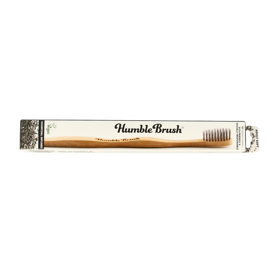 The Humble Co Tandenborstel bamboe -charcoal 1.00 Stuks