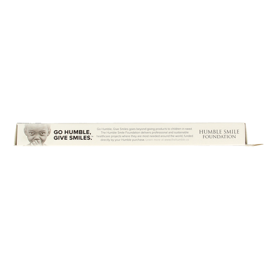 The Humble Co Tandenborstel bamboe -charcoal 1.00 Stuks
