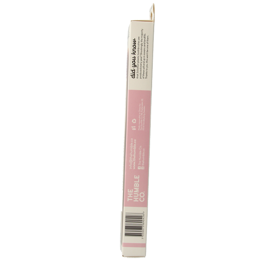 The Humble Co Tandenborstel bamboe medium paars 1 Stuks