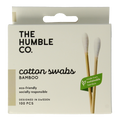 The Humble Co Wattenstaafjes bamboe wit 100.00 Stuks