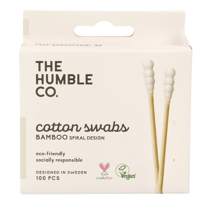 The Humble Co Wattenstaafjes spiraal - wit 100.00 Stuks