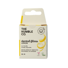 The Humble Co Dental floss lemon 50 meter 1 Stuks