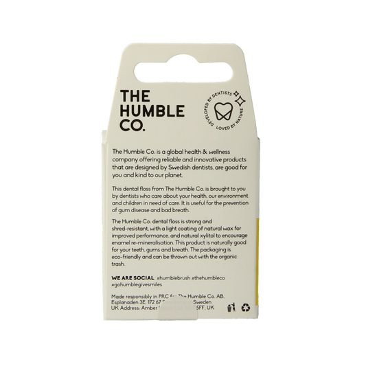 The Humble Co Dental floss lemon 50 meter 1 Stuks