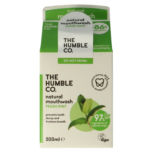 The Humble Co Mondwater fresh mint 500.00 Milliliter