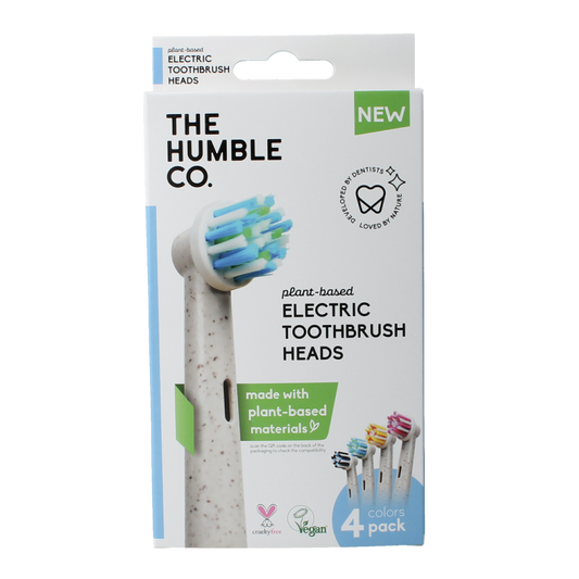The Humble Co Opzetborstels plantbased 4 Stuks