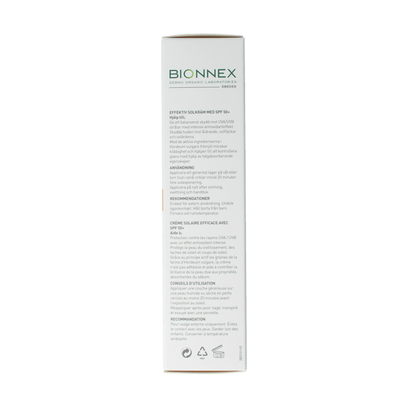Bionnex Preventiva sunscreen SPF50+ cream 50 Milliliter