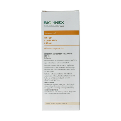 Bionnex Preventiva sun tinted SPF50 50.00 Milliliter