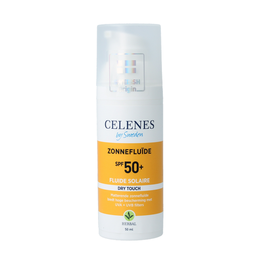 Celenes Herbal dry touch sunscreen fluid SPF50 50 Milliliter