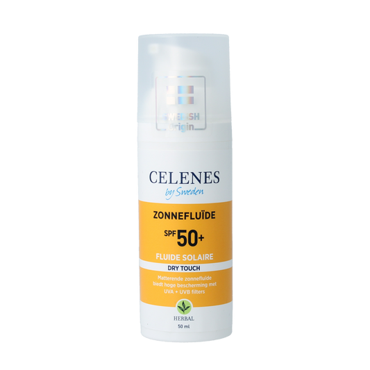 Celenes Herbal dry touch sunscreen fluid SPF50 50.00 Milliliter