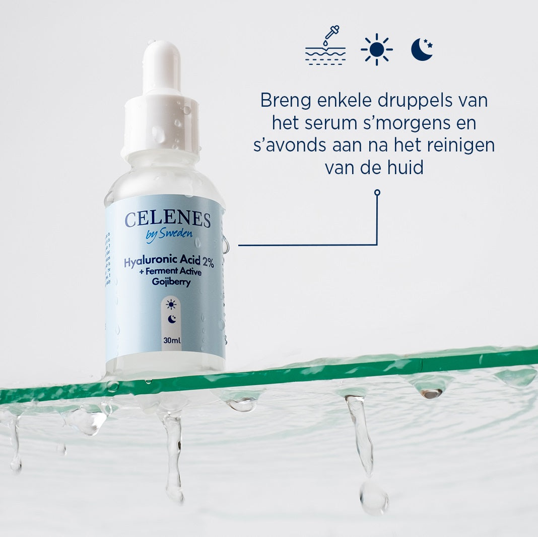 Celenes Serum hyaluronic acid + fermented active gojiberry 30 Milliliter