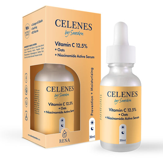 Celenes Active serum vitamin C 12,5% + oats + niacinamide 30 Milliliter