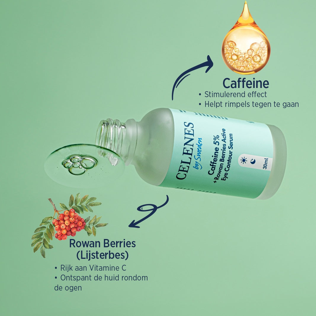 Celenes Cafeine 5% + rowan berries serum 30 Milliliter