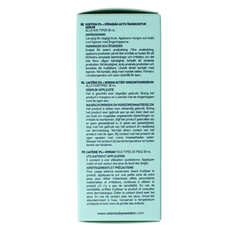 Celenes Cafeine 5% + rowan berries serum 30 Milliliter