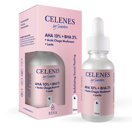 Celenes Facial peeling AHA 8% + BHA 2% + lactic + arctc ch 30 Milliliter