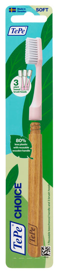 TePe Tandenborstel choice soft roze 3 Stuks
