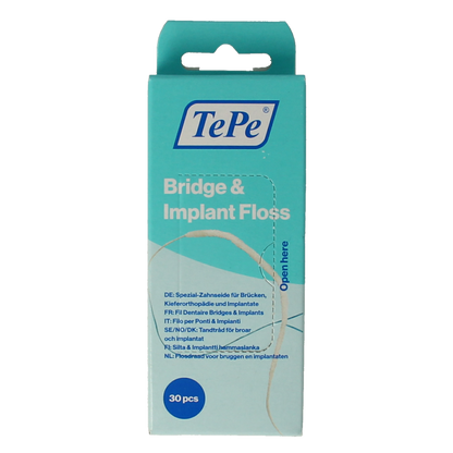 TePe Bridge & implant floss 30.00 Stuks