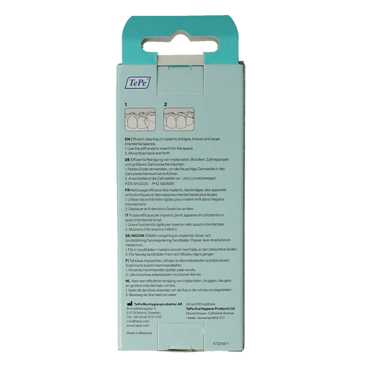TePe Bridge & implant floss 30.00 Stuks
