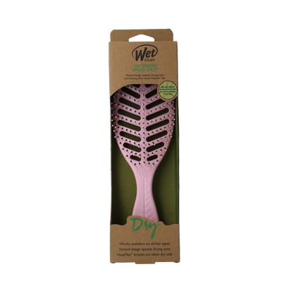 Wet Brush Go green speed dry pink 1.00 Stuks