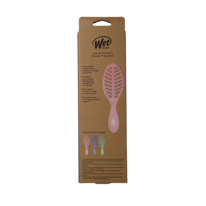 Wet Brush Go green speed dry pink 1.00 Stuks
