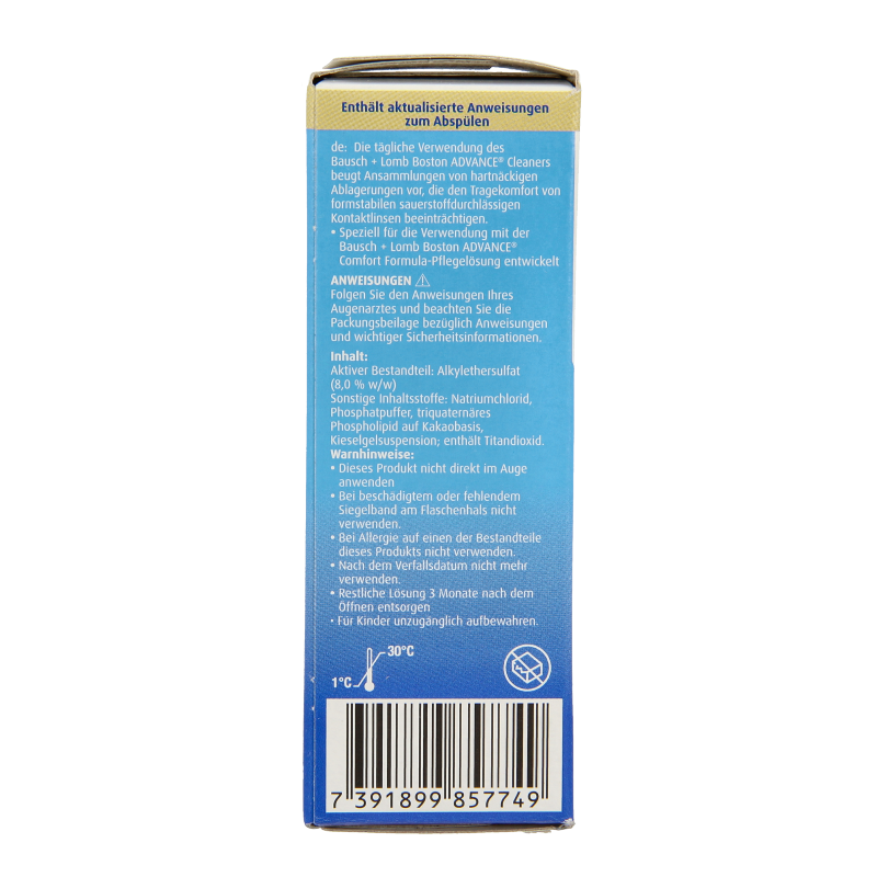 Bausch & Lomb Boston cleaner lenzenvloeistof 30 Milliliter