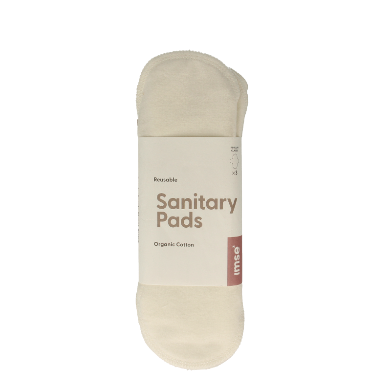 Imsevimse Maandverband wasbaar naturel dag 3 Stuks