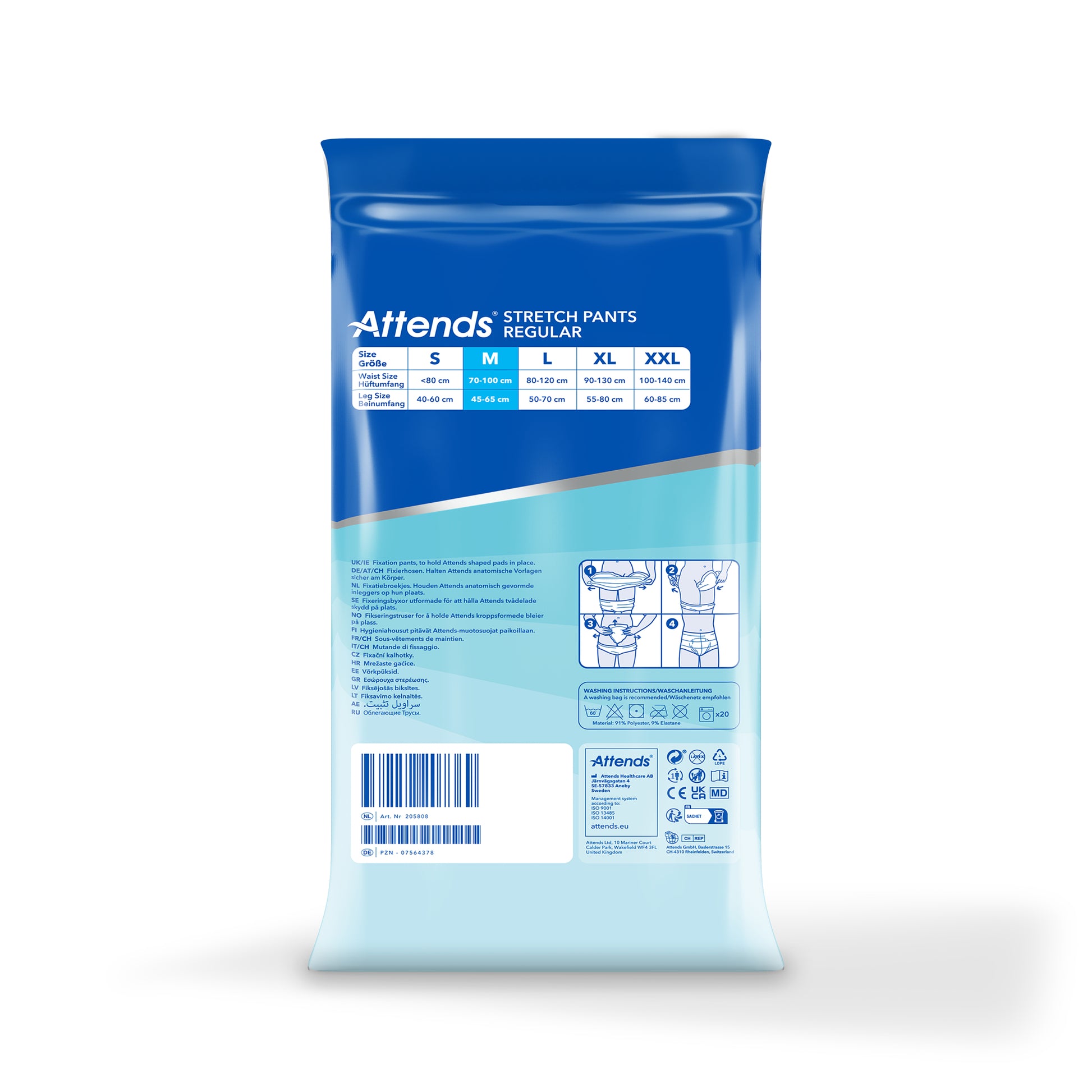 Attends Stretchpants maat M 15 Stuks