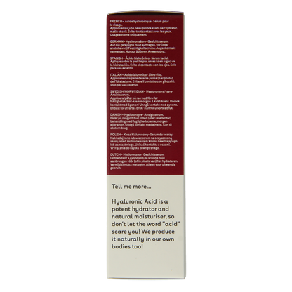 Q+A Hyaluronic acid facial serum  30.00 Milliliter