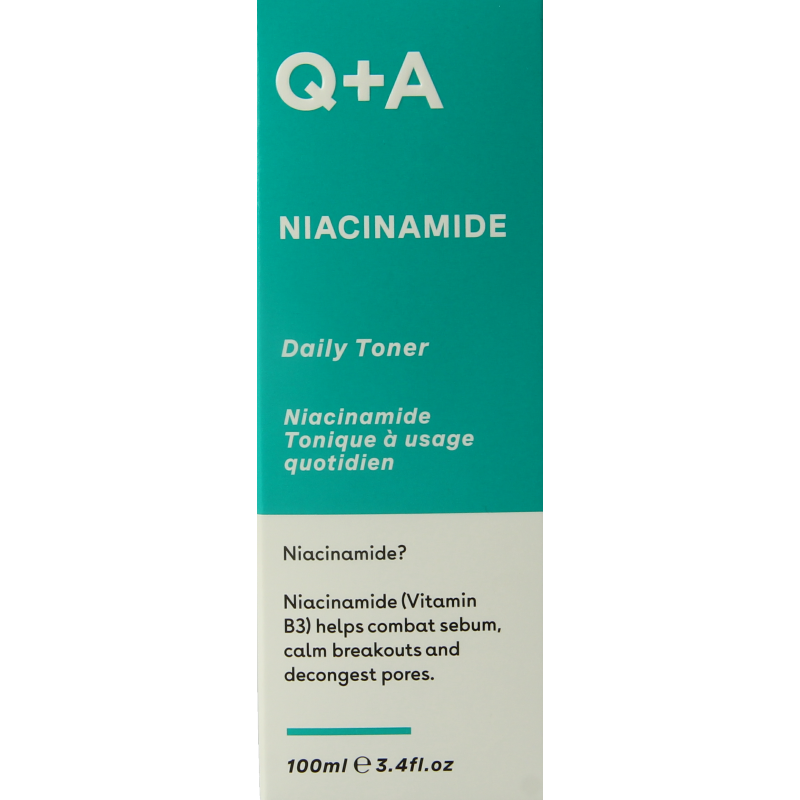 Q+A Niacinamide daily toner  100 Milliliter
